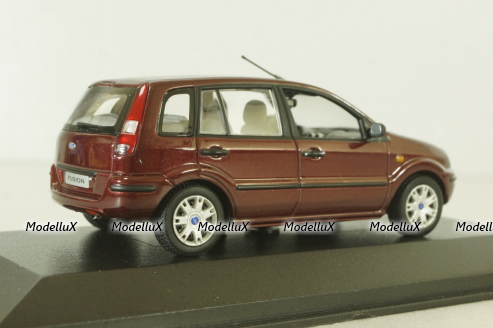 Ford Fusion 2002, dark red, Minichamps 1:43