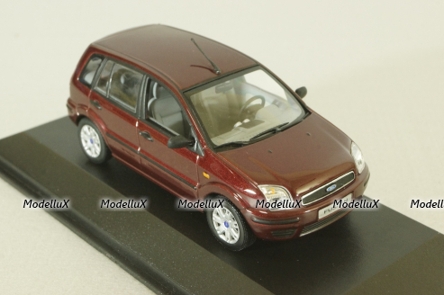 Ford Fusion 2002, dark red, Minichamps 1:43
