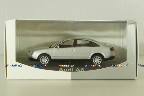 Audi A6 (C5) restyling 2001, silver, 20000000047001, Minichamps 1:43