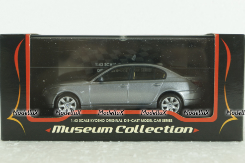 BMW 545i (E60) 2003, silver, 03501S, Kyosho 1:43
