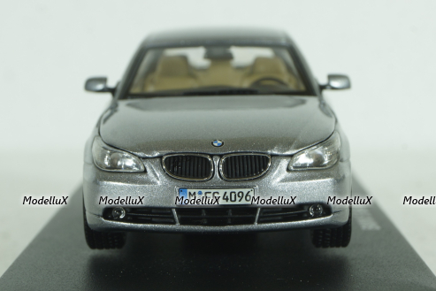 BMW 545i (E60) 2003, silver, 03501S, Kyosho 1:43