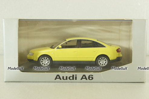 Audi A6 (C5) 1997, yellow, 132093, Minichamps 1:43 