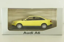 Audi A6 (C5) 1997, yellow, 132093, Minichamps 1:43 