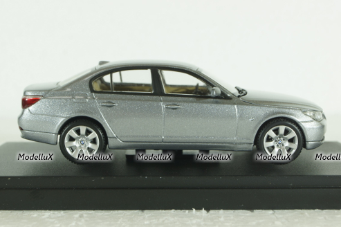 BMW 545i (E60) 2003, silver, 03501S, Kyosho 1:43