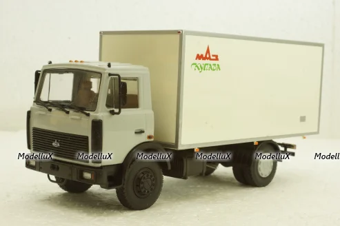 Маз-5337 КИ-5436 термобудка, білий, 101296, АвтоИстория 1:43