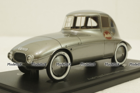 Audi Typ K Stromlinie Jaray, silver, 04041, AutoCult 1:43