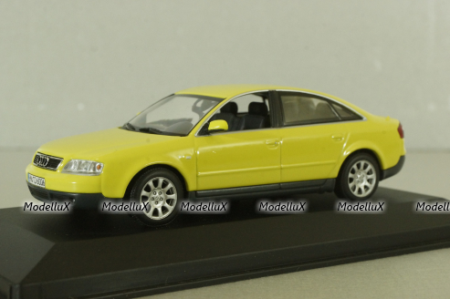 Audi A6 (C5) 1997, yellow, 132093, Minichamps 1:43 