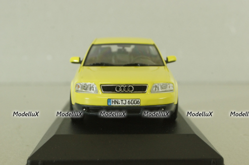 Audi A6 (C5) 1997, yellow, 132093, Minichamps 1:43 