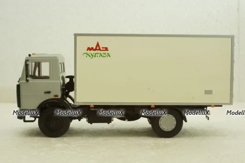Маз-5337 КИ-5436 термобудка, білий, 101296, АвтоИстория 1:43