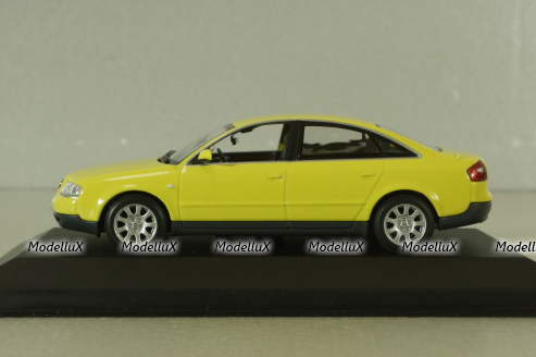 Audi A6 (C5) 1997, yellow, 132093, Minichamps 1:43 