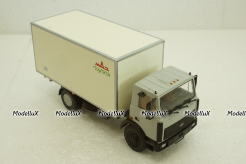 Маз-5337 КИ-5436 термобудка, білий, 101296, АвтоИстория 1:43