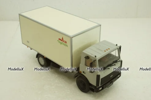 Маз-5337 КИ-5436 термобудка, білий, 101296, АвтоИстория 1:43