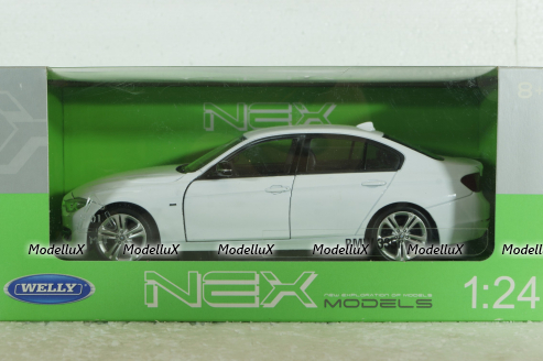 BMW 335i (F30), white, Welly 1:24