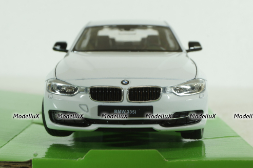 BMW 335i (F30), white, Welly 1:24