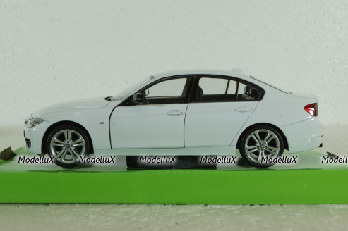 BMW 335i (F30), white, Welly 1:24