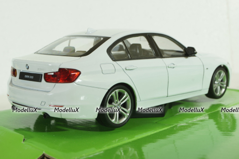 BMW 335i (F30), white, Welly 1:24