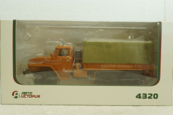 Урал-4320 борт з тентом, помаранчевий, АвтоИстория 1:43