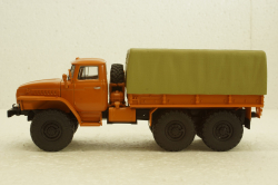 Урал-4320 борт з тентом, помаранчевий, АвтоИстория 1:43