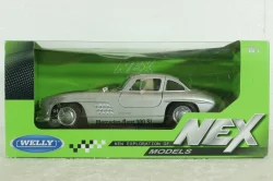 Mercedes 300 SL (W198) silver, 24064, Welly 1:24
