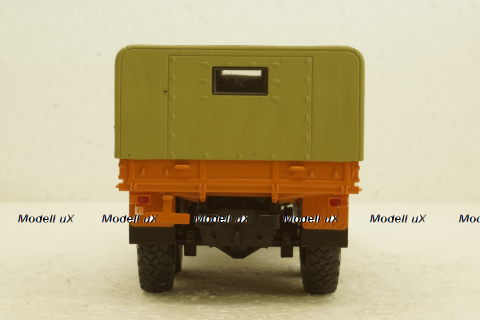 Урал-4320 борт з тентом, помаранчевий, АвтоИстория 1:43