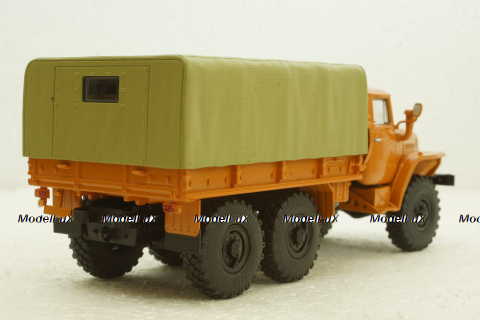 Урал-4320 борт з тентом, помаранчевий, АвтоИстория 1:43