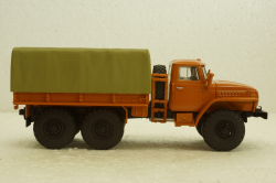 Урал-4320 борт з тентом, помаранчевий, АвтоИстория 1:43