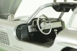 Mercedes 300 SL (W198) silver, 24064, Welly 1:24