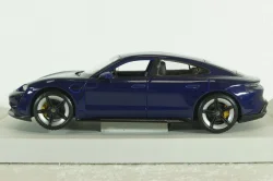 Porsche Taycan 2019, gentian blue, BU21098BL, Burago 1:24