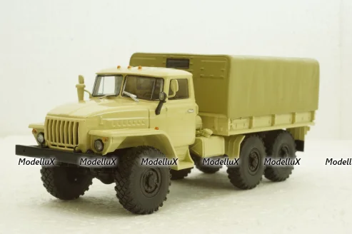 Урал-4320 борт з тентом, бежевий, АвтоИстория 1:43
