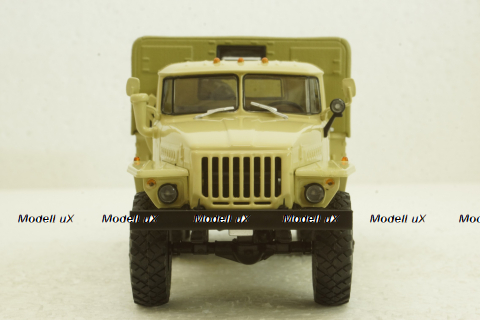 Урал-4320 борт з тентом, бежевий, АвтоИстория 1:43