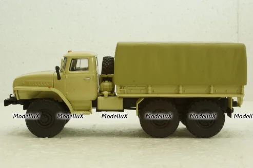 Урал-4320 борт з тентом, бежевий, АвтоИстория 1:43