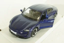 Porsche Taycan 2019, gentian blue, BU21098BL, Burago 1:24