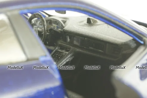 Porsche Taycan 2019, gentian blue, BU21098BL, Burago 1:24