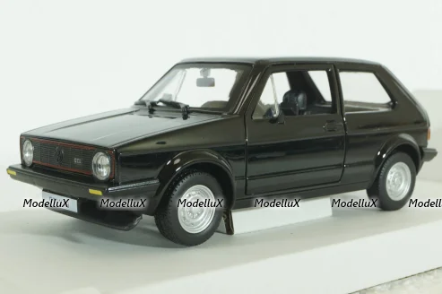 Volkswagen Golf MKI Gti 1979, black, BU21089BK, Burago 1:24