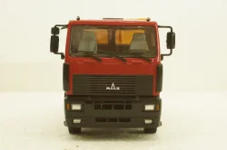 Маз-6501 самоскид, червоний/жовтий, 101265, АвтоИстория 1:43