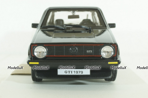 Volkswagen Golf MKI Gti 1979, black, BU21089BK, Burago 1:24