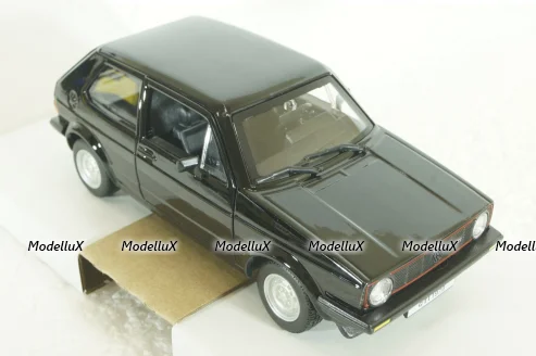 Volkswagen Golf MKI Gti 1979, black, BU21089BK, Burago 1:24