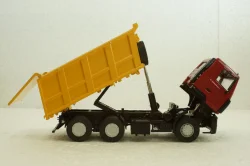 Маз-6501 самоскид, червоний/жовтий, 101265, АвтоИстория 1:43