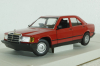Mercedes 190E 1984, red, BU21103R, Burago 1:24 Уценка!