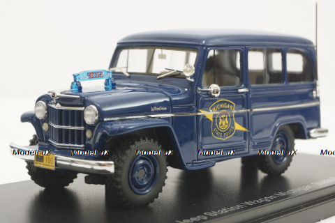 Willys Jeep Station Wagon Michigan State Police, 49538, NEO 1:43 Уценка!