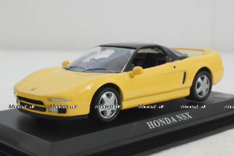 Honda NSX, yellow, Del Prado 1:43