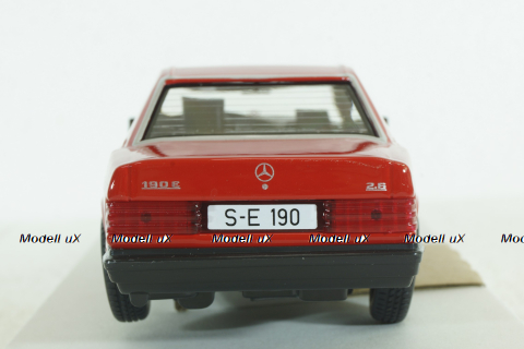 Mercedes 190E 1984, red, BU21103R, Burago 1:24 Уценка!