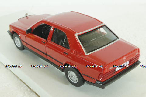 Mercedes 190E 1984, red, BU21103R, Burago 1:24 Уценка!