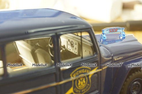Willys Jeep Station Wagon Michigan State Police, 49538, NEO 1:43 