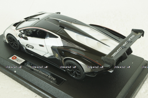 Lamborghini Essenza SCV12 N12, 2021, white black, BU28023, Burago 1:24