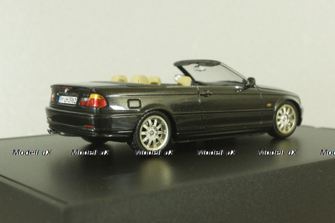 BMW 328 Cabriolet (E46) 1997, graphit, 80420009755, Minichamps 1:43