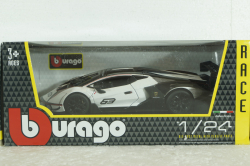 Lamborghini Essenza SCV12 N12, 2021, white black, BU28023, Burago 1:24