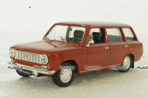 Ваз-2102 Жигули, красный,  Автолегенды СССР №47 1:43 с журналом! (ДЕФЕКТ)