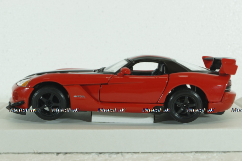 Dodge Viper SRT-10 Coupe, 2003, red/black, BU22114R, Burago 1:24