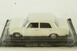Ваз-2101 Жигули 1970, Lada 1200, белый, Автолегенды СССР №25 1:43